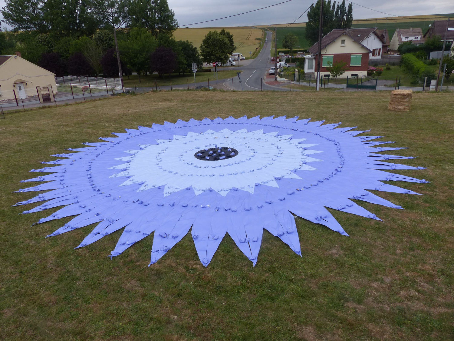 Le bleuet géant pour le Tour de France